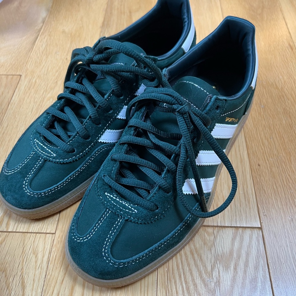 Sporty & Rich Adidas Suede Green Sneakers (spezial fit)